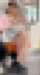 【再販】超絶S級女子大生の太ももをじっくり堪能！脚を組んだ生脚美脚を対面から見まくります。後編