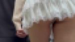 【再販】ひらひらミニスカートからムチムチのお尻が(/ω＼)