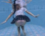 【水中えっち】完全顔出し衝撃作品でこんなことした人いるの？水中で制服生えっち