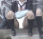 J○ 大股開き 股間撮影