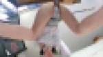 【再販】逆さ撮りで見るアダルト会社勤務OLお姉さんの生足パンチラ