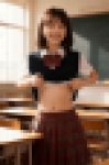 【再販】クラスのあの娘が！教室で脱いじゃいました！！