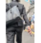 【501】良スタイルのパンツスーツOLさんのバックショットにグイグイ迫ります！