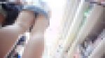 【再販】【盗撮風 4K】ウブそうなミニデニムちゃん 店内列並び 逆さ撮り