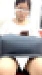 (電車対面）(顔出し）会社帰り…夏の暑い夜…スカートの中の蒸れ蒸れを解消したく…パンストあんよをくぱぁ〜っと緩めちゃうOLお姉さ