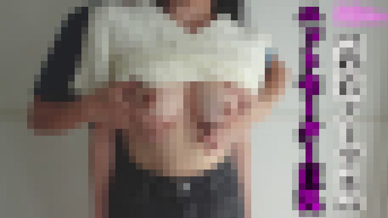 【ノーブラ】半袖ニットセーター巨乳娘の敏感乳揉み、立ちバック素股
