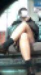 【再販】制服女子のお座り対面撮り84〜色白生足ポニテ女子＋α
