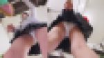 雑貨屋ローアン隠撮 vol.7 おじさんキラー太ももJKを前から後から2カメ同時逆さ撮り＋しゃがみ・スマホ差込みP2日分