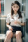 ?動画? 電車内で向かいに座ってるOLさんの無防備な股間からのぞくパンチラ?