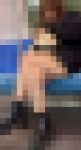 【再販】【極上の肉感】真冬のミニスカ生脚お姉さん・絶妙脚組みで裏太ももをじっくり観察！