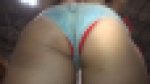 【再販】お尻の大きいダンサーの綺麗なお尻を追い掛け回してローアングル