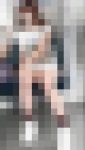 【再販】電車対面10 ずっと股間の布が見えている超美人お姉さん