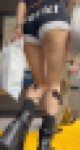 【再販】《４K・高画質》 No.1425「隠そうにも、隠そうにも！ホットパンツからのハミ出し具合が過去一エロい美容師」