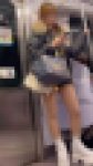 【再販】エロいフェロモンを放出中！短すぎるショーパンS級美女お姉さんの立位美脚に注目です！