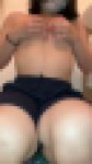 【４K】上半身裸オナ♪アプリお姉さん♪ピンクの乳首にはみ出た毛♪パンツどアップ　379
