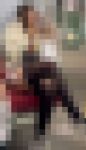 【再販】極上の裏太もも！脚を組む超絶S級女子大生の黒ストから見える生足と裏太ももをじっくり堪能