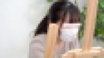 ［お絵描き教室/胸チラ⑳］貧乳ヲタク女子大生のデカ乳首と零れ落ちそうな巨乳人妻さん　２名