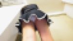 仕事欲しくてパンチラで誘惑してくるモデルさん2 美脚＆大きめヒップ女子大生ちゃんと隠し撮りごっこ？でエグいパンチラ！