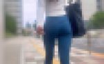 超Sクラスのパッツン美巨尻を堪能！希少なスパッツからエロ尻をムニュらせ♂を挑発!