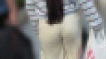 【再販】もろパンなホワイトのテロパンを履いたお姉さん(/ω＼)