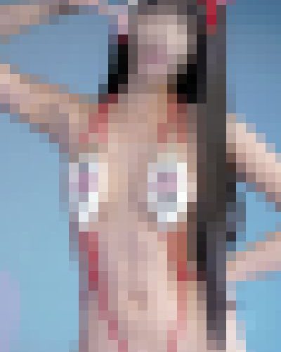 エロすぎコスプレイヤーが大集合イベント撮影会 (ケモ耳巫女風マイクロ紐ビキニ編)