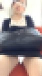 【再販】(電車対面）(顔出し）むき出しむっちりパンストふとももくぱぁ〜…リップを塗布したぷるぷるな唇が無防備になっちゃったOLお姉さん